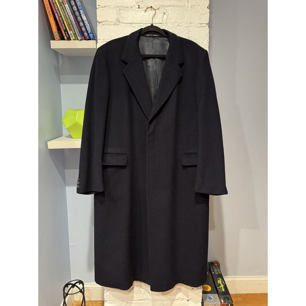 VTG Burberrys Moorbrook Wool & Cashmere Pea Coat Jacket Size Unknown PTP: 23"‎